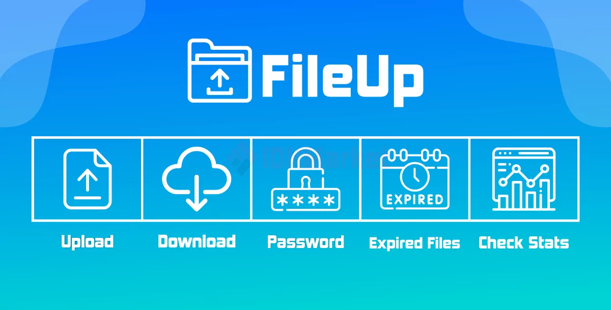 FileUp - Easy File Sharing & Download + Check Statistics Code